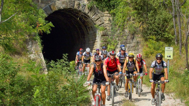 Fiore Tours Parenzana trail cycling, biking, walking